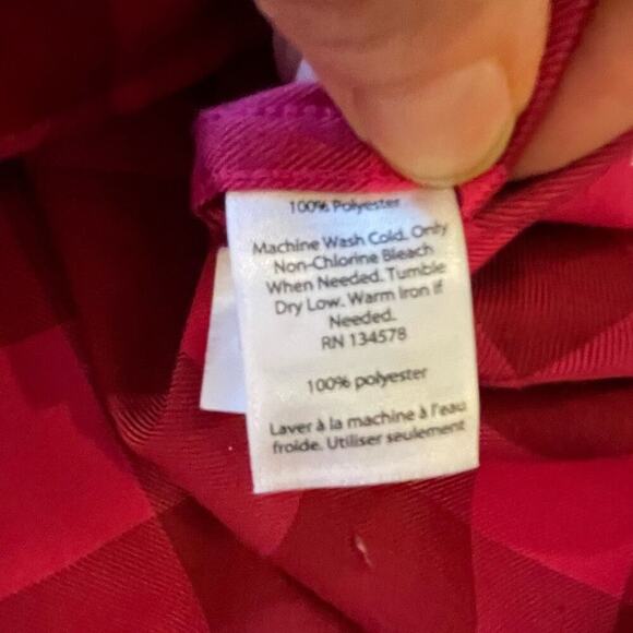 Vineyard Vines Red/Pink Check Button Down Shirt 4 - Picture 7 of 10